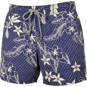 Reyn Spooner Tropical Floral Shorts Mens Large Blue White Hawaiian Beach Casual